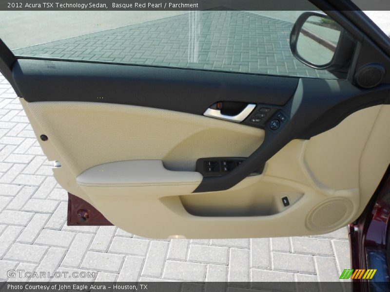 Basque Red Pearl / Parchment 2012 Acura TSX Technology Sedan
