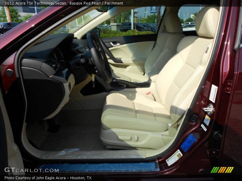 Basque Red Pearl / Parchment 2012 Acura TSX Technology Sedan