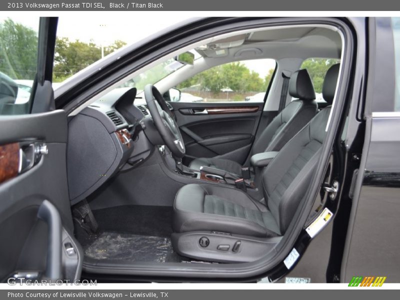 Black / Titan Black 2013 Volkswagen Passat TDI SEL