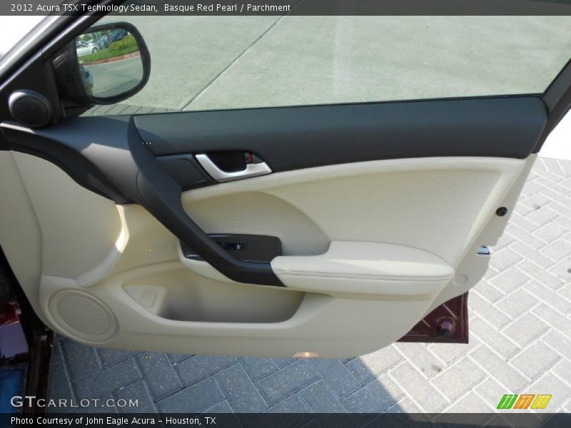 Basque Red Pearl / Parchment 2012 Acura TSX Technology Sedan