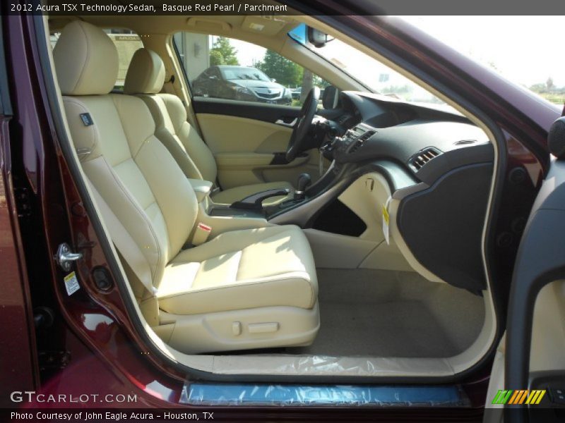 Basque Red Pearl / Parchment 2012 Acura TSX Technology Sedan