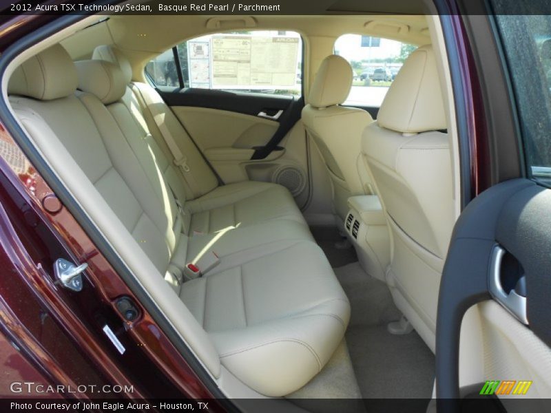 Basque Red Pearl / Parchment 2012 Acura TSX Technology Sedan