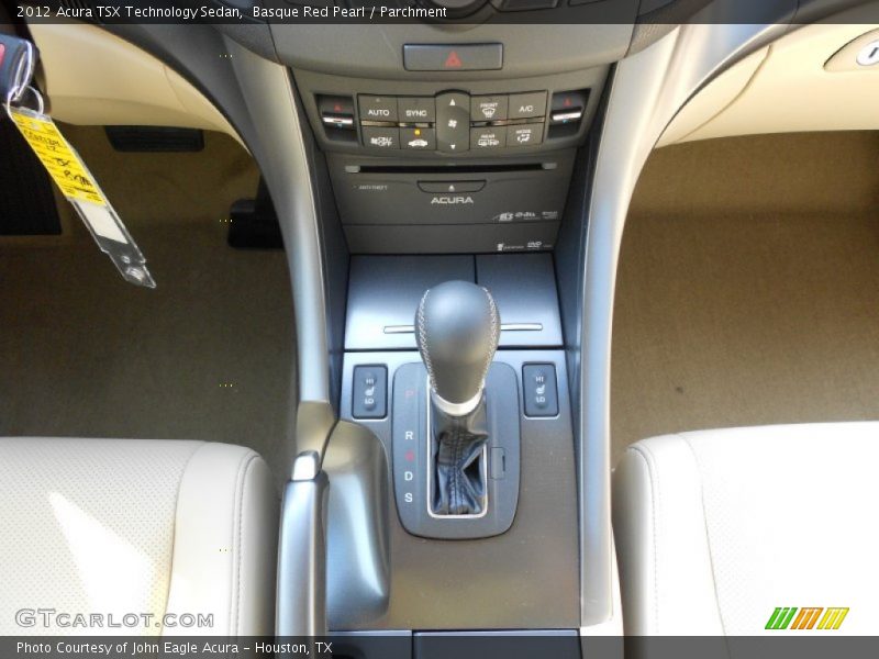 Basque Red Pearl / Parchment 2012 Acura TSX Technology Sedan