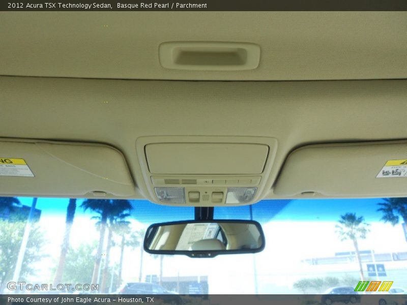 Basque Red Pearl / Parchment 2012 Acura TSX Technology Sedan