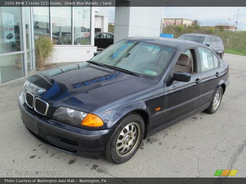 Orient Blue Metallic / Sand 2000 BMW 3 Series 323i Sedan