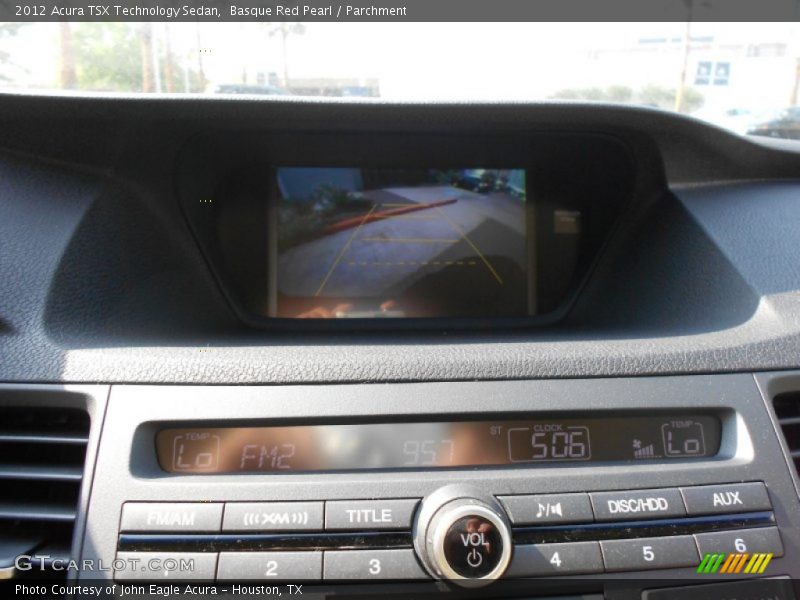 Basque Red Pearl / Parchment 2012 Acura TSX Technology Sedan