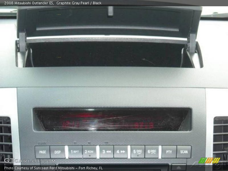 Graphite Gray Pearl / Black 2008 Mitsubishi Outlander ES
