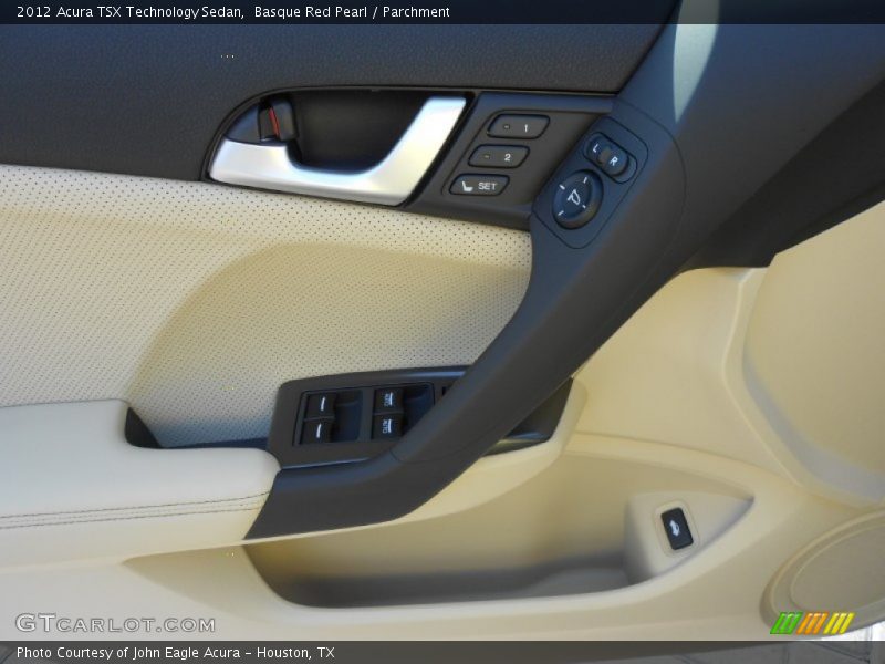 Basque Red Pearl / Parchment 2012 Acura TSX Technology Sedan