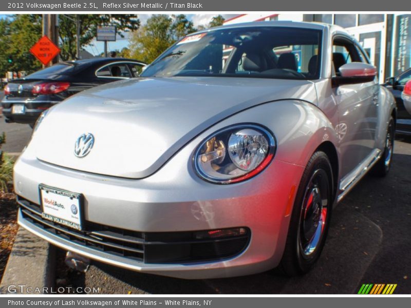Reflex Silver Metallic / Titan Black 2012 Volkswagen Beetle 2.5L