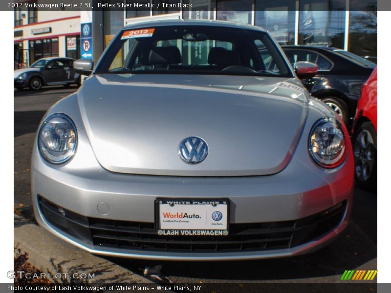 Reflex Silver Metallic / Titan Black 2012 Volkswagen Beetle 2.5L