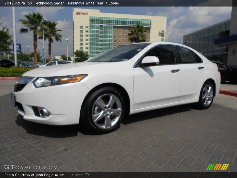 Bellanova White Pearl / Ebony 2012 Acura TSX Technology Sedan