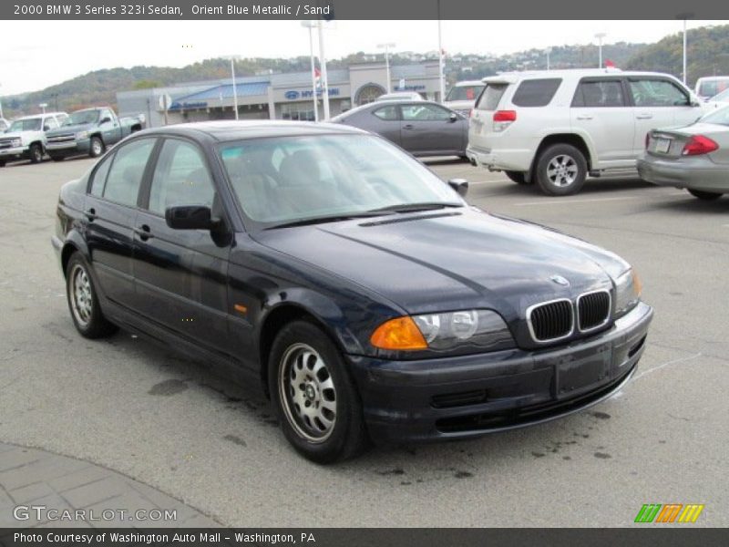 Orient Blue Metallic / Sand 2000 BMW 3 Series 323i Sedan