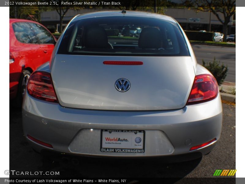 Reflex Silver Metallic / Titan Black 2012 Volkswagen Beetle 2.5L