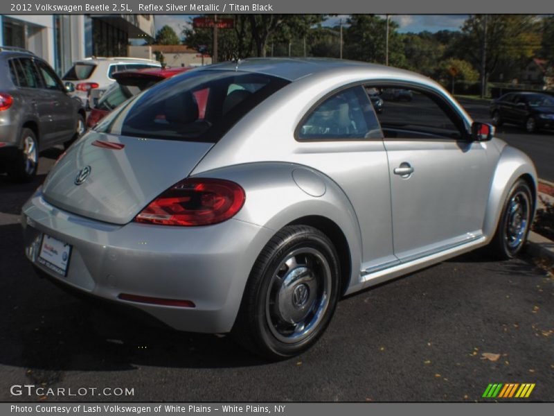 Reflex Silver Metallic / Titan Black 2012 Volkswagen Beetle 2.5L