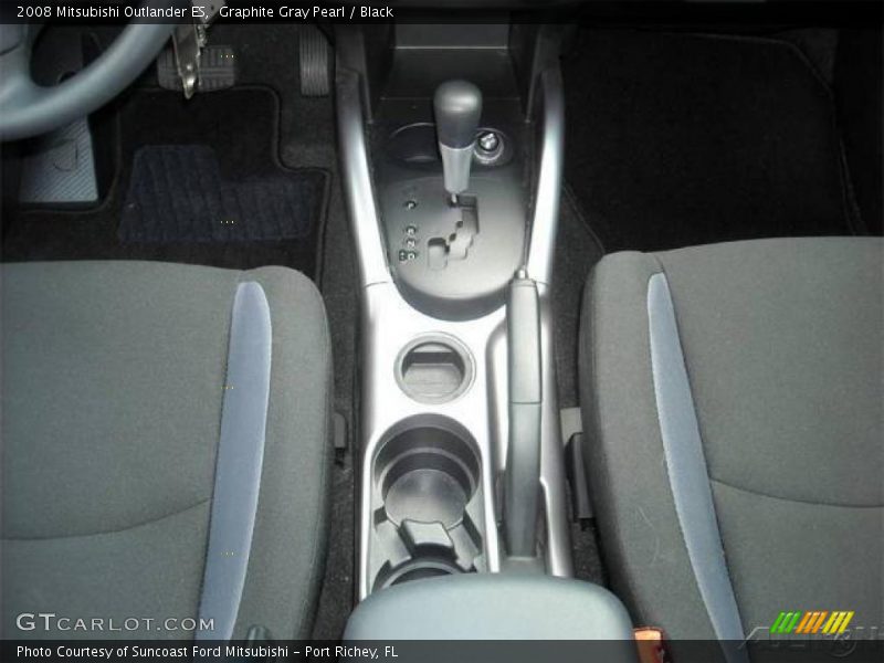 Graphite Gray Pearl / Black 2008 Mitsubishi Outlander ES