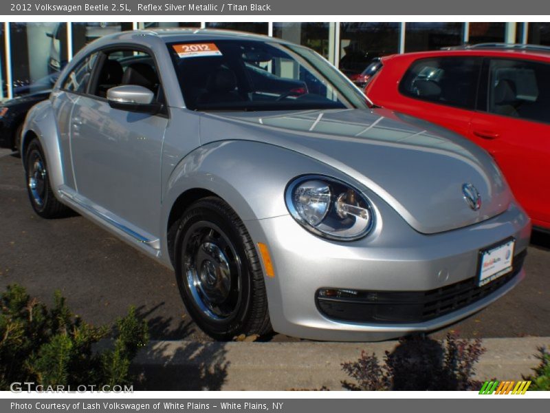 Reflex Silver Metallic / Titan Black 2012 Volkswagen Beetle 2.5L