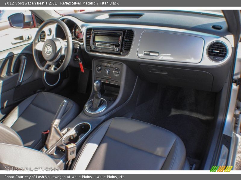 Reflex Silver Metallic / Titan Black 2012 Volkswagen Beetle 2.5L