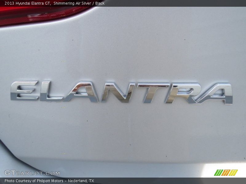 Shimmering Air Silver / Black 2013 Hyundai Elantra GT