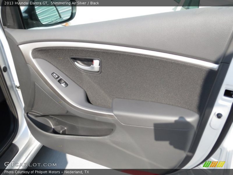 Shimmering Air Silver / Black 2013 Hyundai Elantra GT