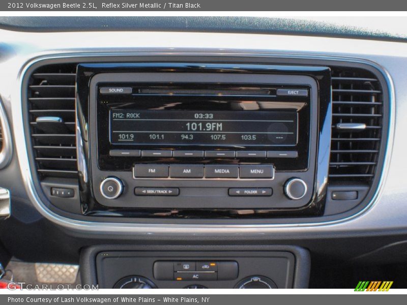 Reflex Silver Metallic / Titan Black 2012 Volkswagen Beetle 2.5L