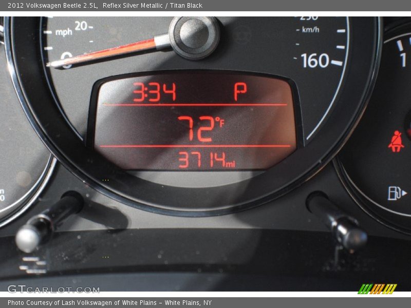 Reflex Silver Metallic / Titan Black 2012 Volkswagen Beetle 2.5L