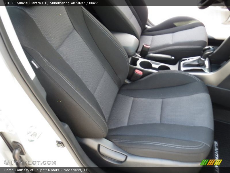 Shimmering Air Silver / Black 2013 Hyundai Elantra GT