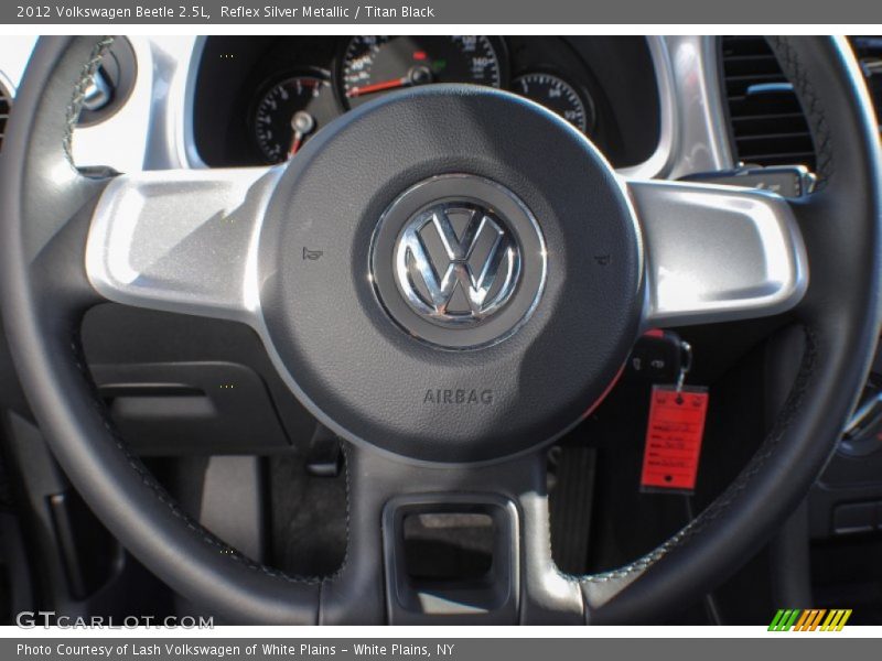 Reflex Silver Metallic / Titan Black 2012 Volkswagen Beetle 2.5L