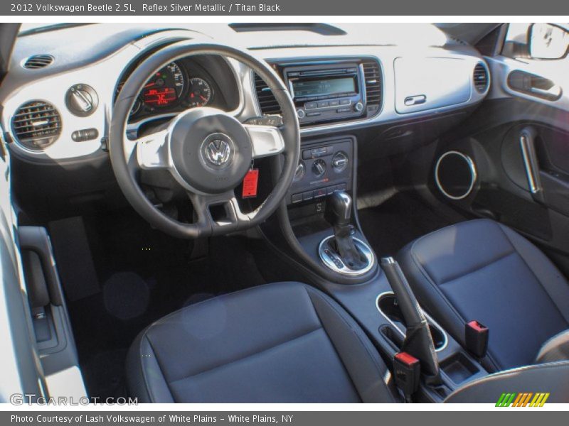 Reflex Silver Metallic / Titan Black 2012 Volkswagen Beetle 2.5L