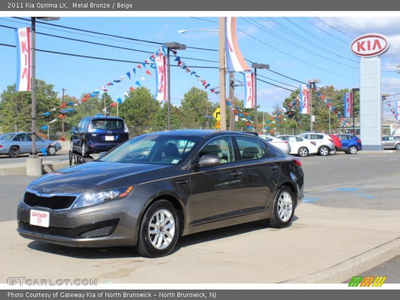 Metal Bronze / Beige 2011 Kia Optima LX