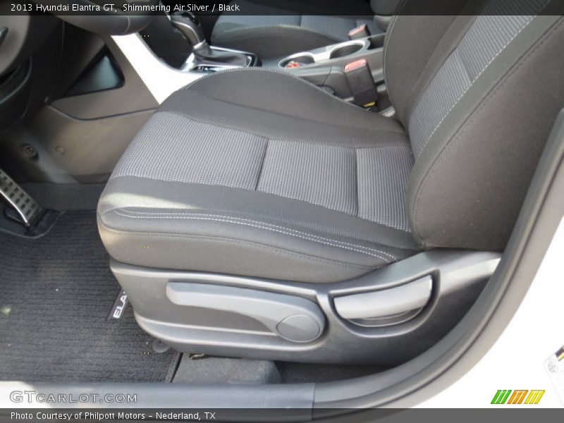 Shimmering Air Silver / Black 2013 Hyundai Elantra GT