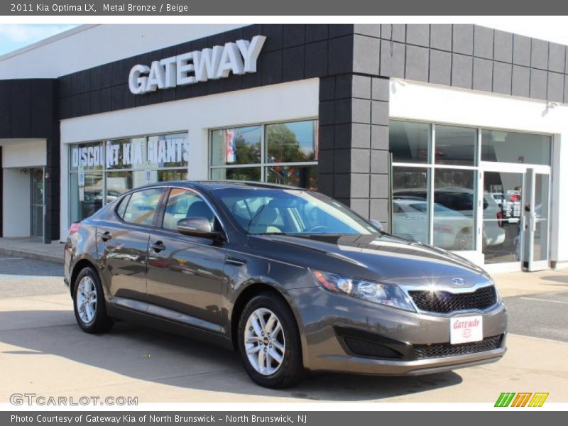Metal Bronze / Beige 2011 Kia Optima LX