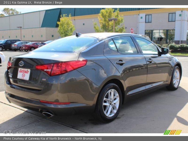 Metal Bronze / Beige 2011 Kia Optima LX
