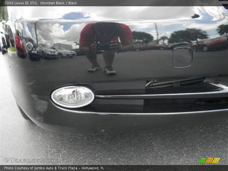 Obsidian Black / Black 2009 Lexus ES 350