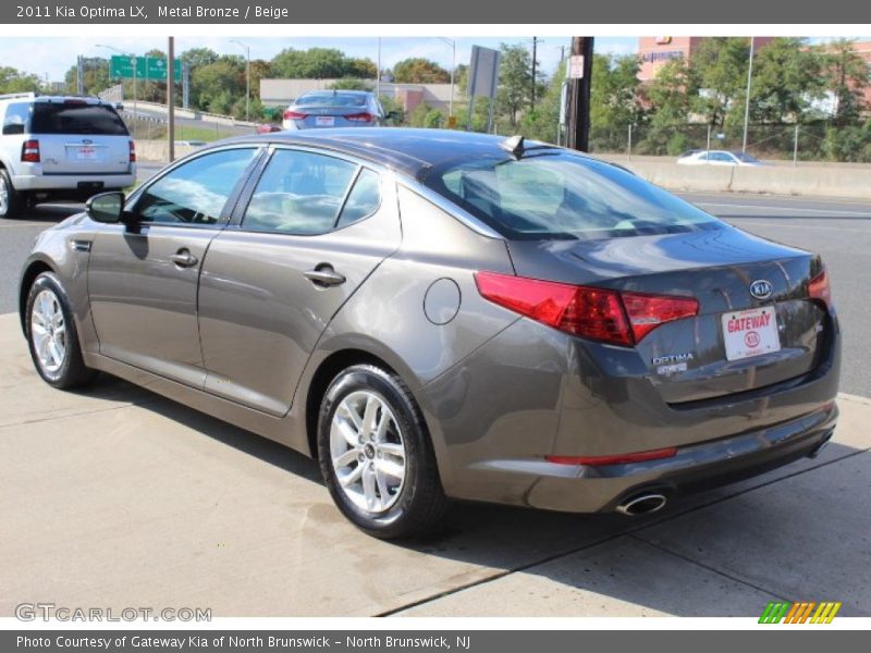 Metal Bronze / Beige 2011 Kia Optima LX