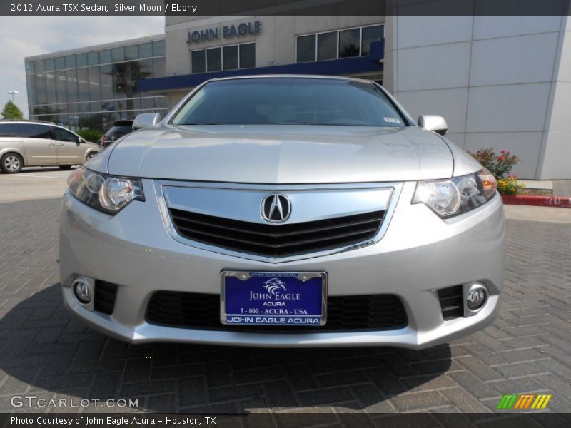 Silver Moon / Ebony 2012 Acura TSX Sedan