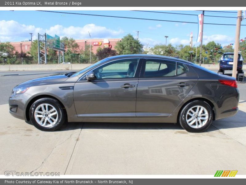 Metal Bronze / Beige 2011 Kia Optima LX
