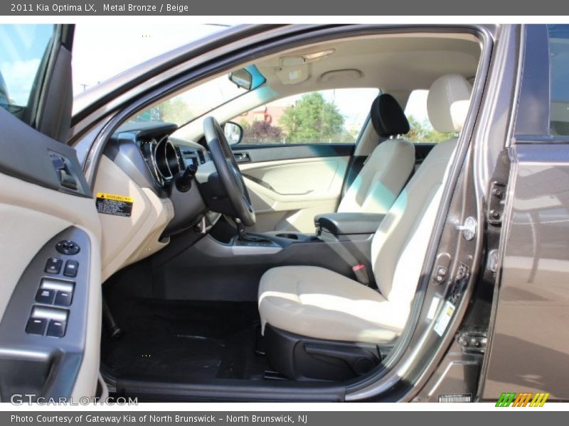 Metal Bronze / Beige 2011 Kia Optima LX