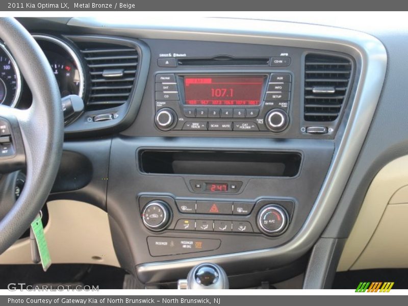 Metal Bronze / Beige 2011 Kia Optima LX