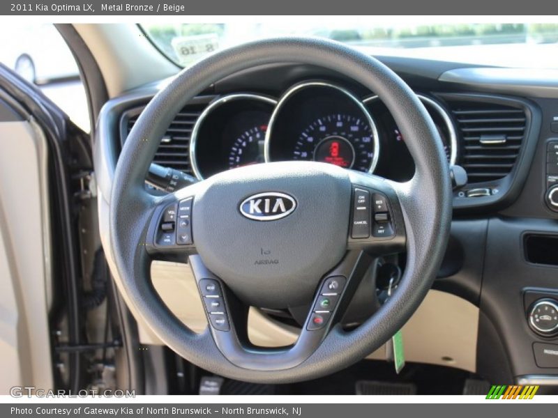 Metal Bronze / Beige 2011 Kia Optima LX