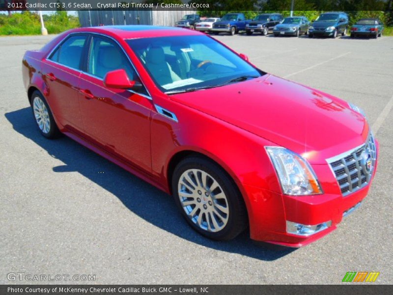 Crystal Red Tintcoat / Cashmere/Cocoa 2012 Cadillac CTS 3.6 Sedan