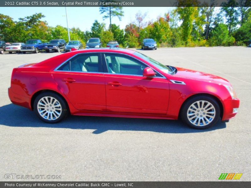 Crystal Red Tintcoat / Cashmere/Cocoa 2012 Cadillac CTS 3.6 Sedan