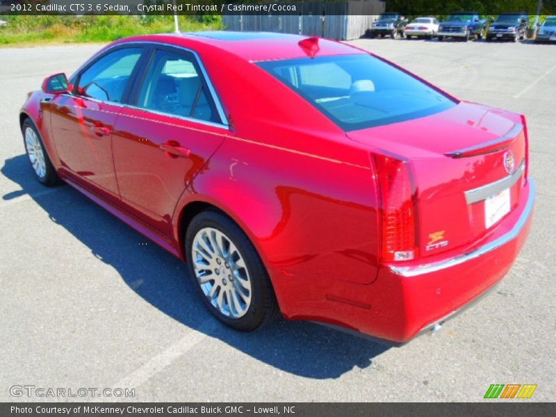 Crystal Red Tintcoat / Cashmere/Cocoa 2012 Cadillac CTS 3.6 Sedan