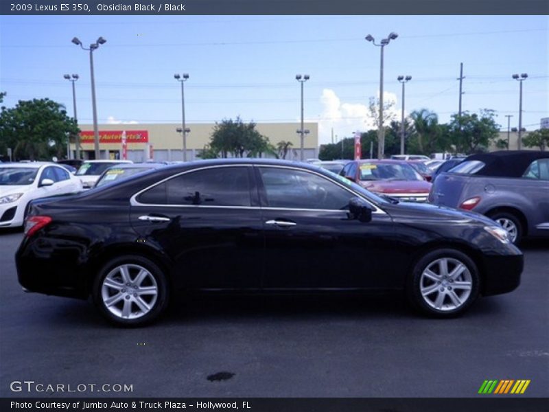 Obsidian Black / Black 2009 Lexus ES 350