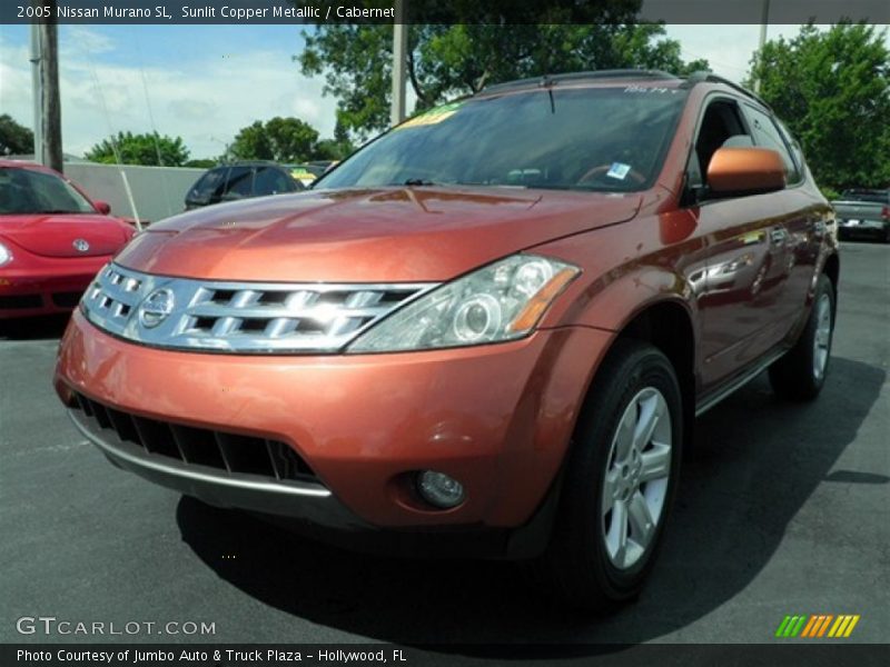 Sunlit Copper Metallic / Cabernet 2005 Nissan Murano SL