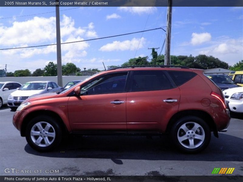 Sunlit Copper Metallic / Cabernet 2005 Nissan Murano SL