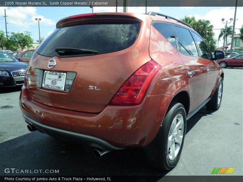 Sunlit Copper Metallic / Cabernet 2005 Nissan Murano SL