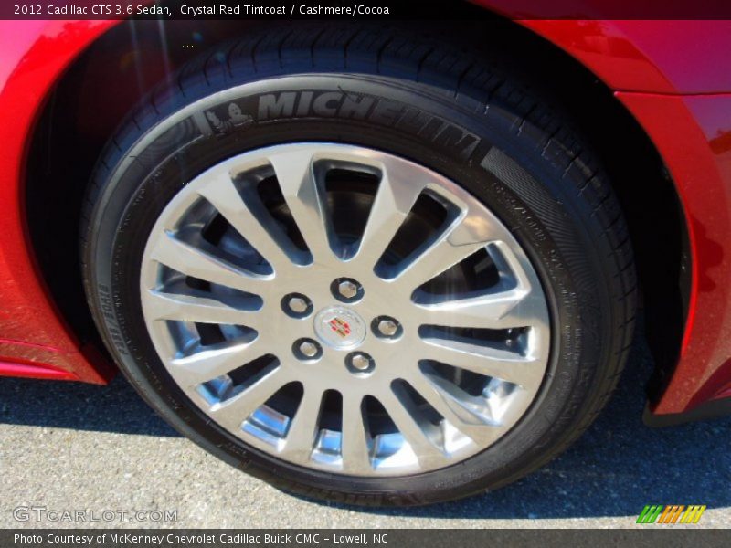 Crystal Red Tintcoat / Cashmere/Cocoa 2012 Cadillac CTS 3.6 Sedan