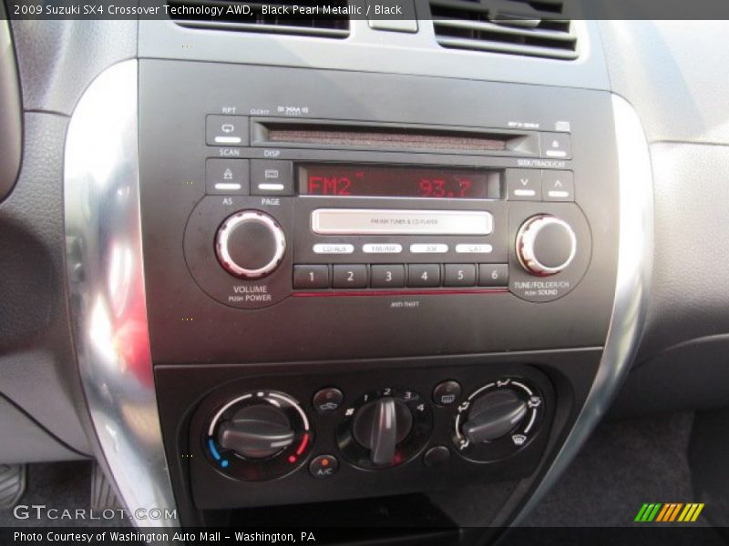 Controls of 2009 SX4 Crossover Technology AWD