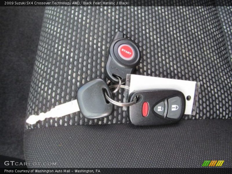 Keys of 2009 SX4 Crossover Technology AWD