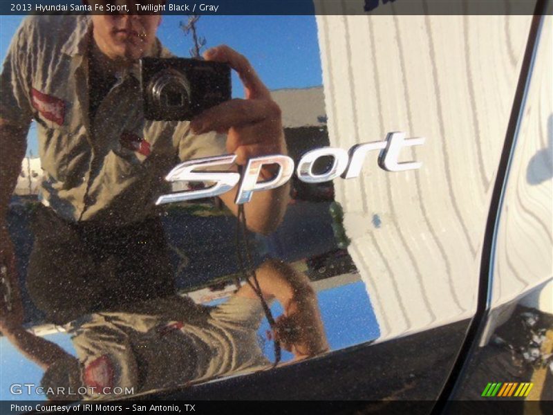 Twilight Black / Gray 2013 Hyundai Santa Fe Sport
